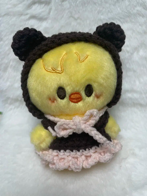 Stray Kids, BbokAri, custom-made clothes, hand knitting, bear hat, clothes
