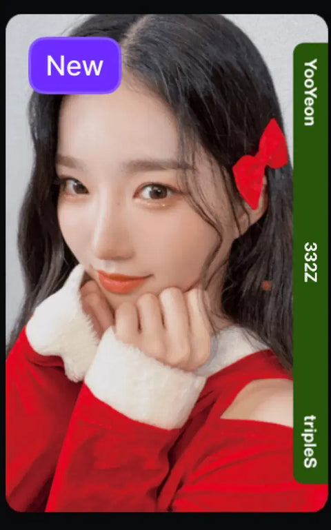 TripleS Kim Yuyeon Atom01 Christmas Object Transfer