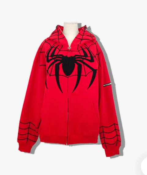 Spider-Man hoodie zip-up, size M