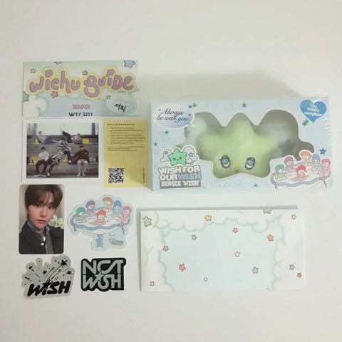 NCT Wish Wishu Keyring Jaehee Photocard Letter Set Full Set