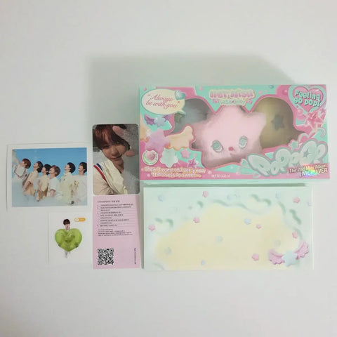 NCT Wish Pop Pop Album Popchu Keyring Photocard Ddibu Seal Ryo Full Set