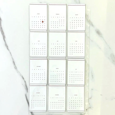 Taeyeon 2018 Flying Petals Season's Greetings Calendar Card