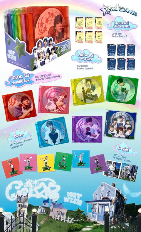 Riku Apple Music unreleased group order split colored jewel case album unopened NCT Wish Wish