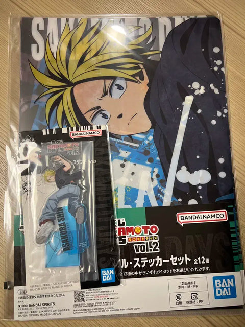 Sakamoto Kuji Shin Acrylic Stand and File Set for Sale