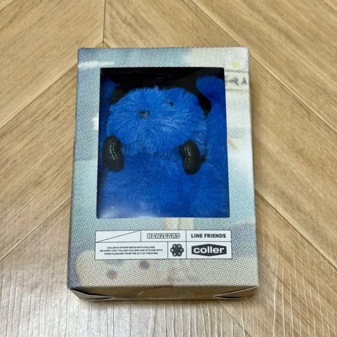 NewJeans x Colle Furry Bunny Plush Keyring Tide Blue Doll