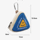 Triangle Mini Coin Purse Keychain