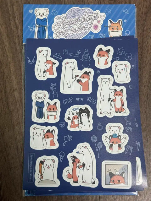 The "Some" was enough, Calvin Jimin Jeong Cafe special edition sticker.