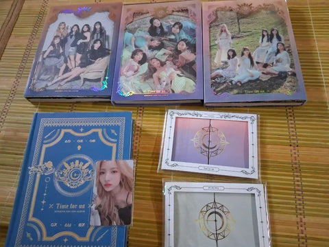 Girlfriend Time for us Limited Edition & Regular Edition Unboxing Album Bundle