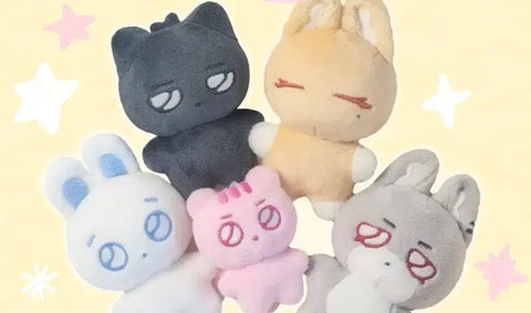 PLAYVE unofficial goods, squishy PLAVE, all together