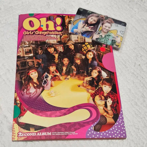 Girls' Generation Oh! Album + Seohyun Hyoyeon photocard