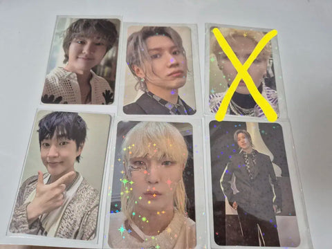 SHINee photocards Kim Kibum Taemin Onew all together