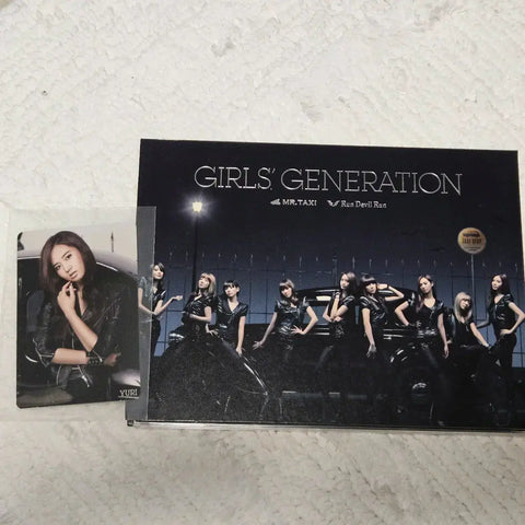 Girls' Generation Japanese Mr.Taxi Run Devil Run Album + Yuri photocard