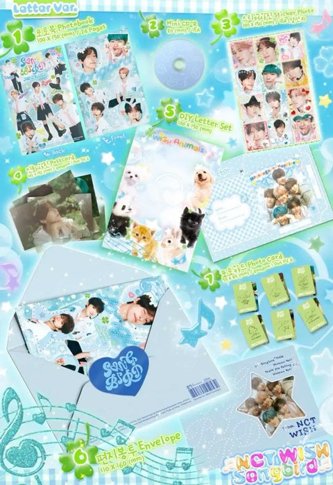 NCT Wish Songbird Album Letter Version Unsealed