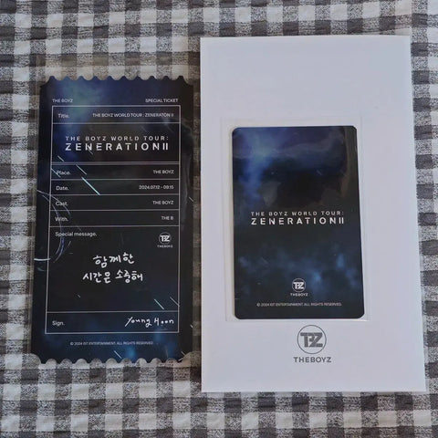 The Boyz Younghoon ZENER2 MD Photo Ticket Set