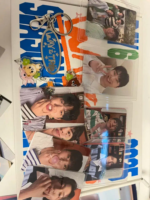 Selling DAY6 merchandise.