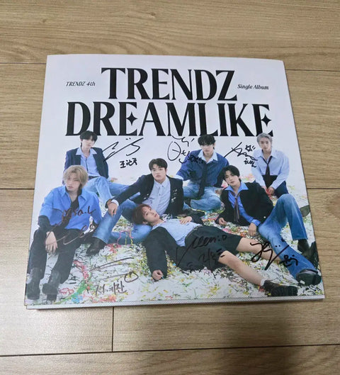 Trendz Autographed Promotional Album Kpop Idol Boy Group