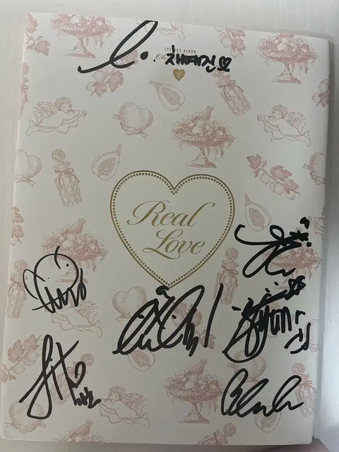 Oh My Girl Real Love Album signed by all members
