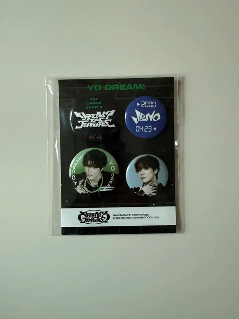 NCT Dream Dream Show 4 MD Pin Button Jeno Unopened
