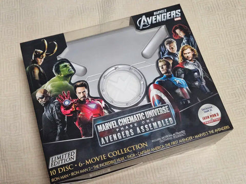 Marvel Cinematic Universe Avengers Blu-ray Phase 1 Limited Edition