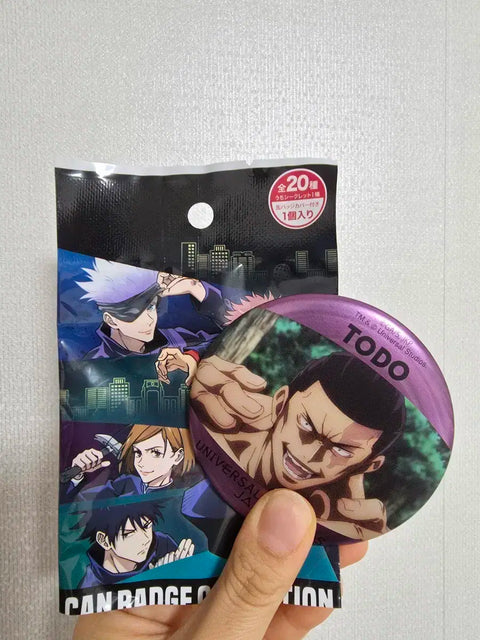 Universal Studios Jujutsu Kaisen Todo Can Badge