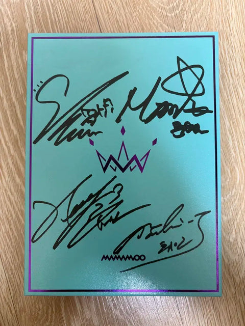 MAMAMOO Album Autographed CD