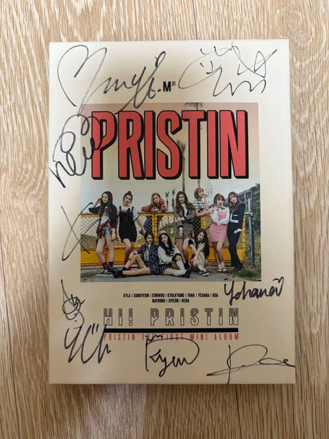 PRISTIN HI! PRISTIN Autographed Album CD Not for Sale