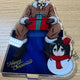 Attack on Titan Eren Mikasa Santa Snowman Acrylic