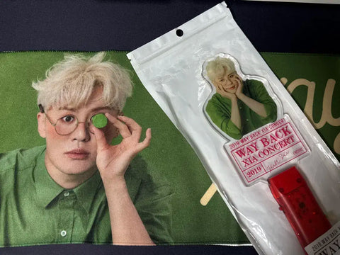 Kim Junsu Xia Junsu Xia Way Back Home Concert MD Matcha Bong Slogan