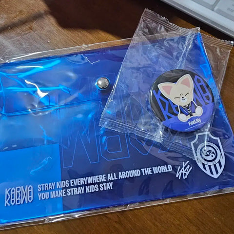 Stray Kids FoxI.Ny Hand Mirror + Pouch Set