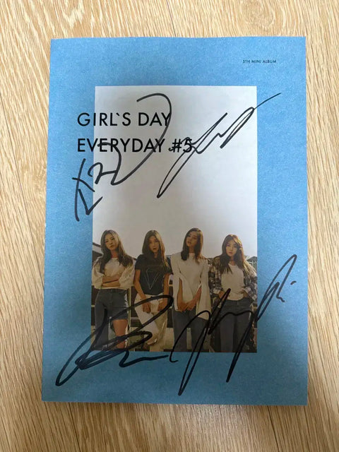Girl's Day Everyday #5 Album Autographed Signed Album CD Not for Sale