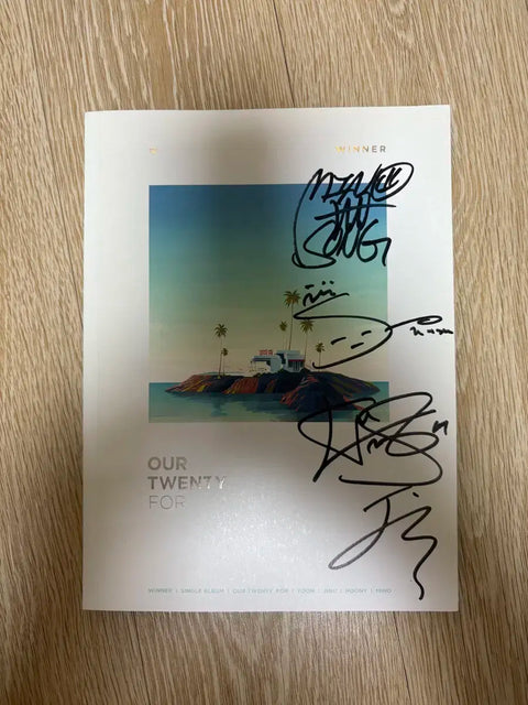 WINNER Our Twenty For Autographed Album CD Not For Sale