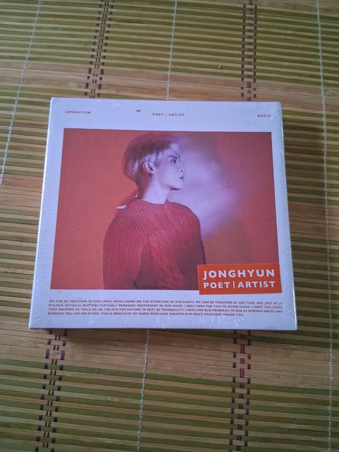 SHINee Jonghyun Poet Artist Unopened Album