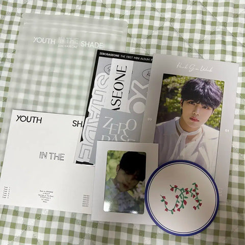 ZEROBASEONE YOUTH IN THE SHADE album + Park Gunwook Digipack Full