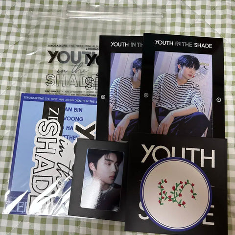 ZEROBASEONE YOUTH IN THE SHADE album + Park Gunwook Digipack Full