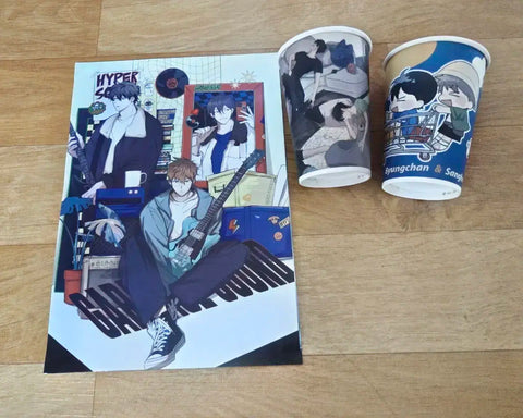 Garbage Time Gabta Final Number Ki Sang-ho Park Byeong-chan Poster Cup Holder Final Weapon Trio Cafe