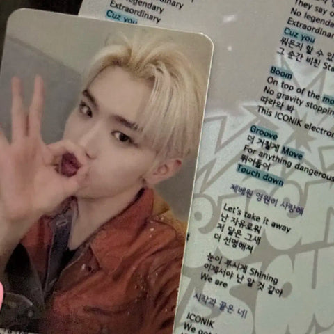 ZB1 Kim Taerae pre-recording photocard for sale