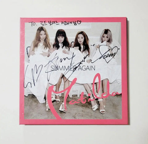 Non-commercial promotion team: Matilda single album 'Summer Again'