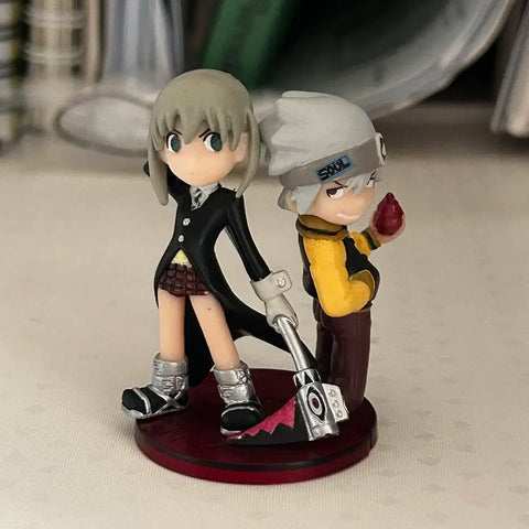 Soul Eater Soul Maka Black Star Tsubaki Bandai Figures 4 Pieces as a Set