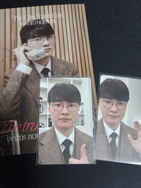 T1 Faker 2024 Season's Greetings Photocard Postcard