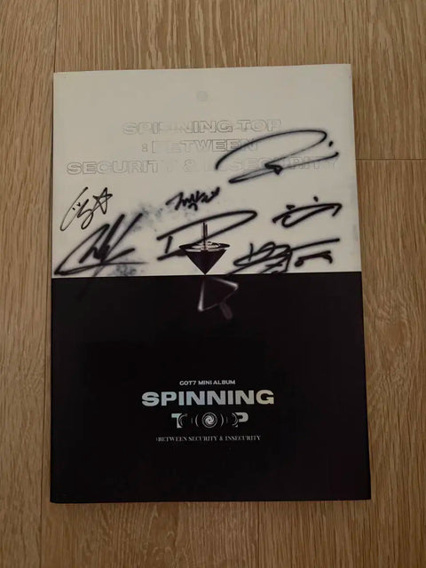 GOT7 Spinning Top Autographed Album CD Not For Sale