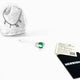 HERBIGHARO & FRICA V ring, clear green