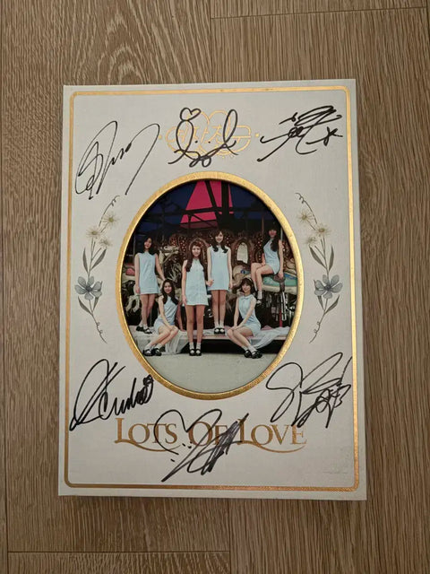 Girlfriend Lots of Love Autographed Album CD Not for Sale