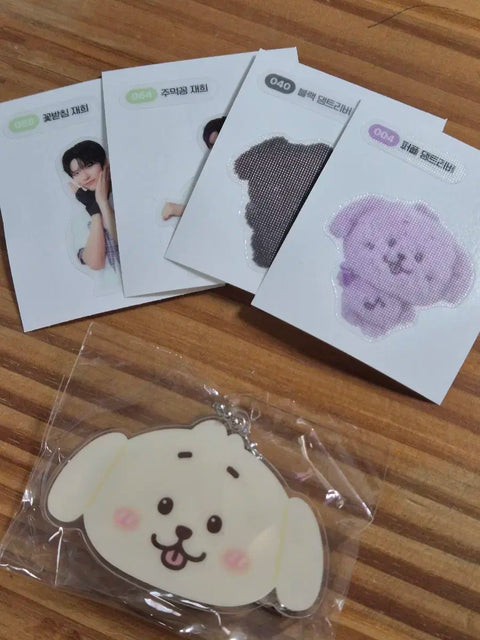NCT Wish Color Pop-up Danggte Mirror Keychain Ddibushil Transfer All (as a set)