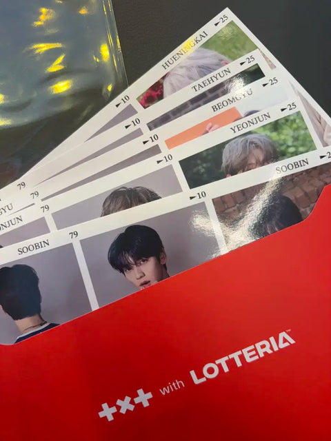 Lotteria Tomorrow X Together (TXT) merchandise