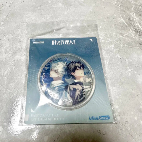 Time Agent Big Can Badge