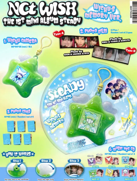 Simple opening) NCT WISH WISH Camera Keyring Album Jaehee version