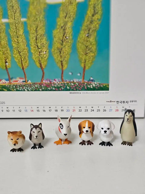 Selling dog plush gacha.