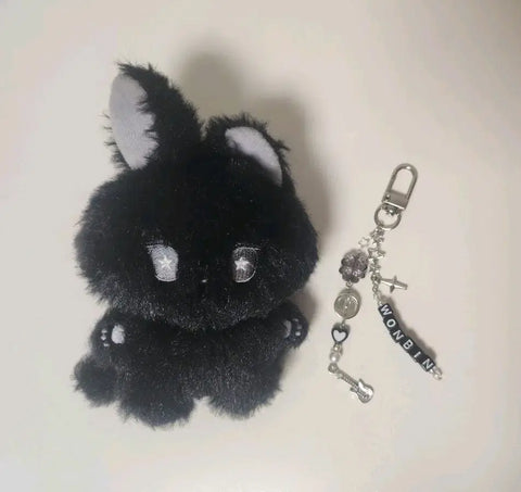 RIIZE Wonbin 10cm doll Myomyobbin bead keyring