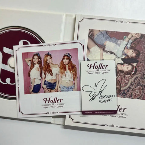 TTS Holler album + Taeyeon photocard