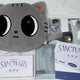 TXT Tomorrow X Together Taehyun horned-TXT Dago Cat Face Cushion + Sanctuary Album Angel